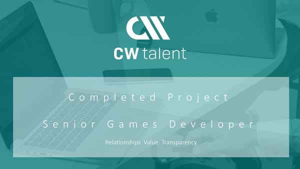 Senior Games Developer - German Gaming Business - Completed
