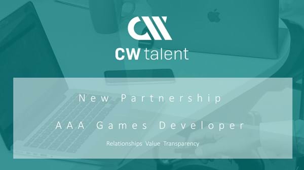 New Partnership - AAA Games Developer - German Gaming Business