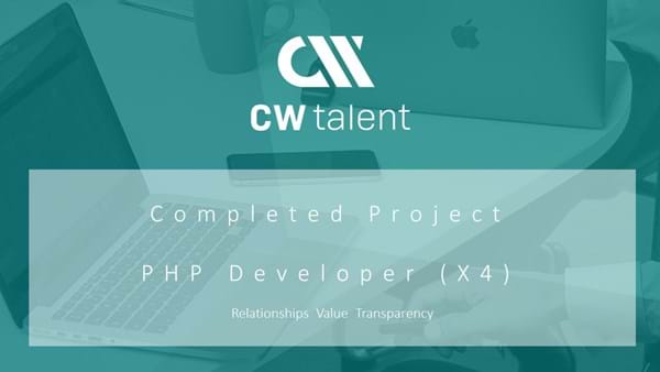 Completed Project - PHP Developer (X4) - German Cloud Based Business