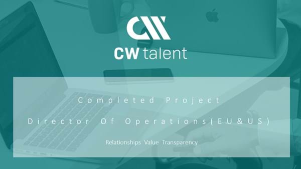 Completed Project - Director Of Operations - Dutch Cyber Security Business