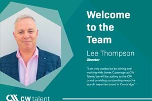 Welcome to the Team : Lee Thompson