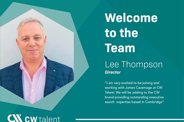Welcome to the Team : Lee Thompson